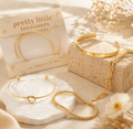 Lisa Luxe Gold Bangle Stack