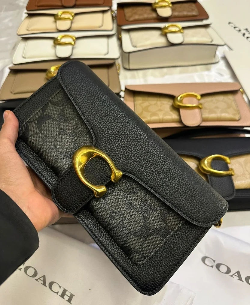 Coach-Inspired Structured Clutch
