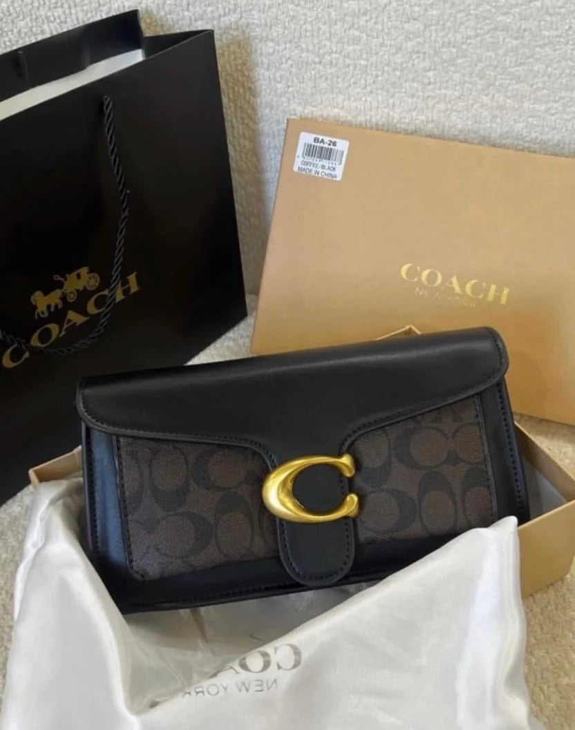 Coach-Inspired Structured Clutch