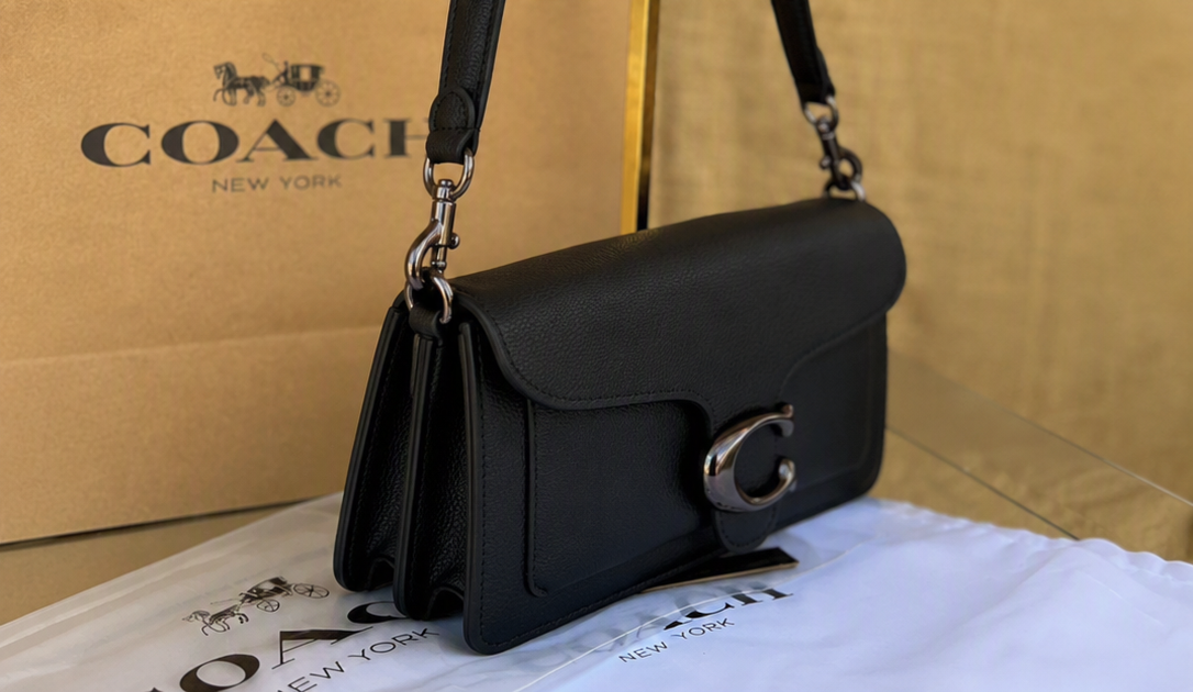 Coach-Inspired Structured Shoulder Bag